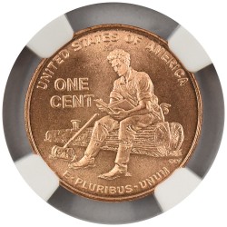 アメリカ 2009 1セント 銅貨 NGC MS67RD エイブラハム・リンカーン 形成期 3370796046