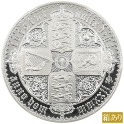 セントヘレナ 2022 エリザベス2世 1ポンド 1オンス 銀貨 PCGS PR69DCAM ゴチッククラウン・リバースシールド 52679070