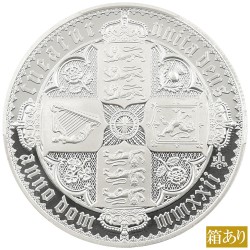 セントヘレナ 2022 エリザベス2世 1ポンド 1オンス 銀貨 PCGS PR70DCAM ゴチッククラウン・リバースシールド 52678929