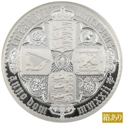セントヘレナ 2022 エリザベス2世 2ポンド 2オンス 銀貨 PCGS PR69DCAM ゴチッククラウン・リバースシールド 52678935