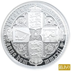 セントヘレナ 2022 エリザベス2世 2ポンド 2オンス 銀貨 PCGS PR70DCAM ゴチッククラウン リバースシールド 52679084