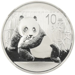 中国 2015 10元 1オンス 銀貨 NGC MS70 パンダ 4312951119