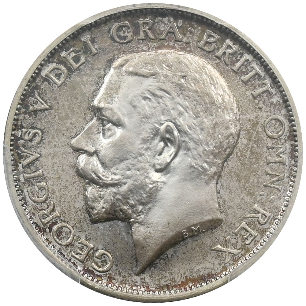 イギリス 1911 ジョージ5世 1シリング 銀貨 PCGS PR66+ 84494093