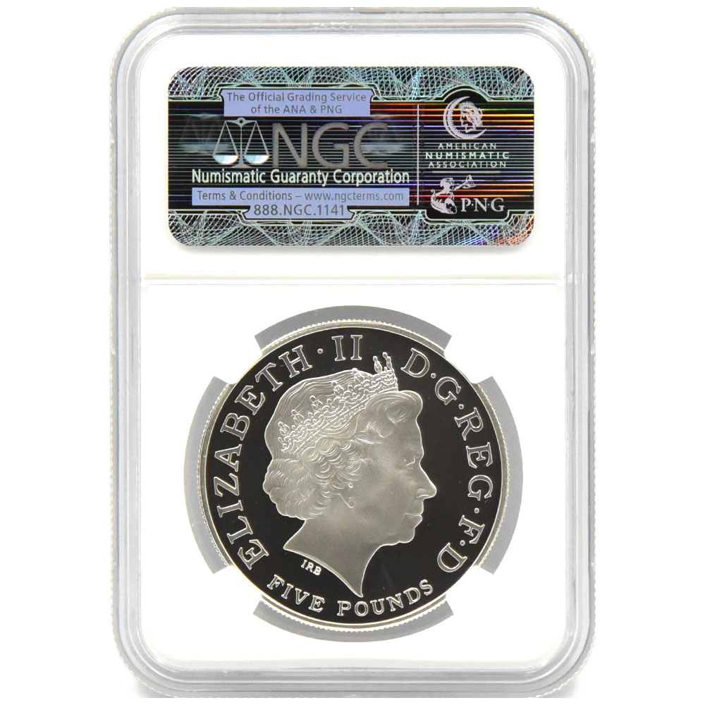 イギリス2005年メナイ吊橋NGC PF70UCAMエリザベス2世モダンコイン