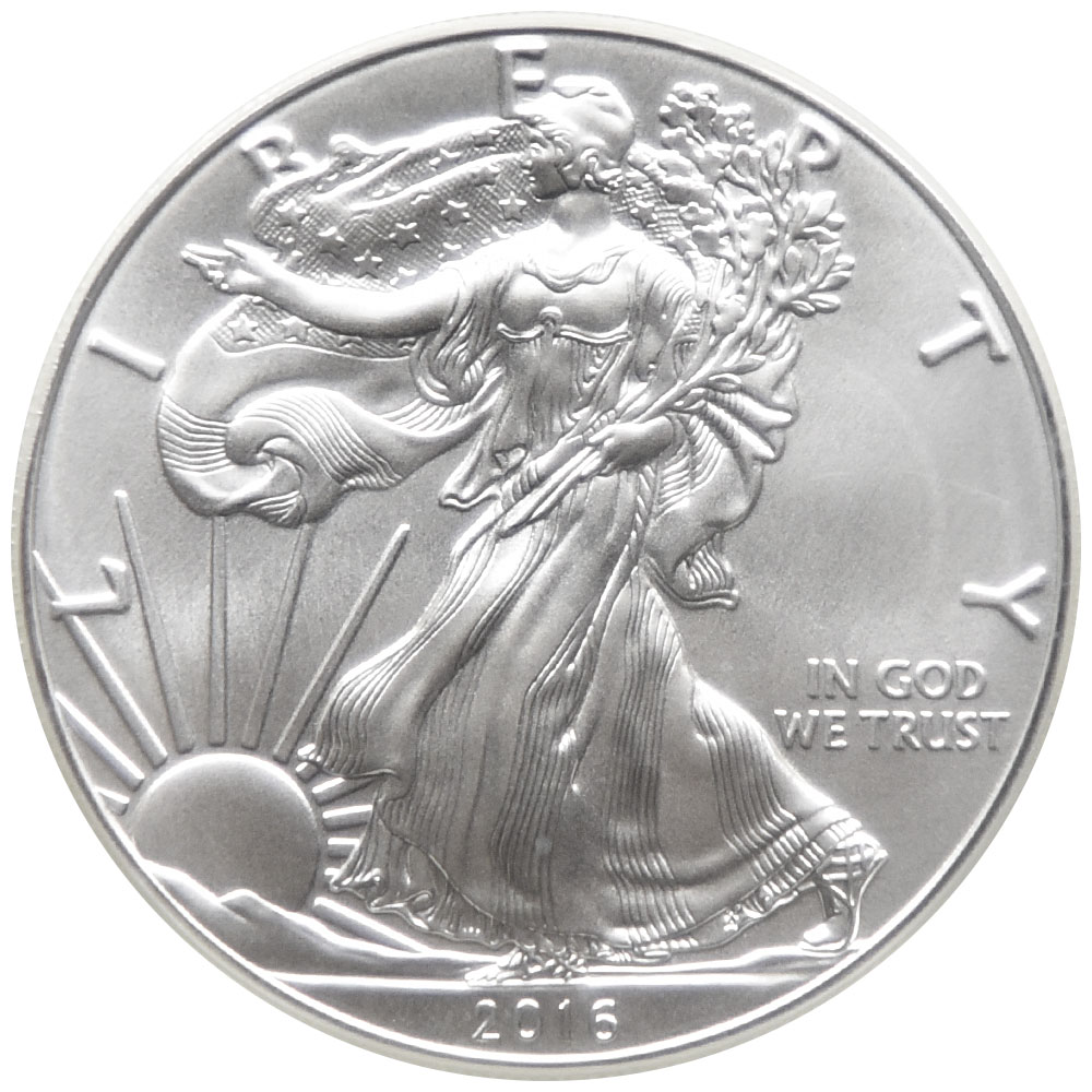 アメリカ 2016 1ドル 銀貨 PCGS MS70 イーグル 30周年記念 81190035