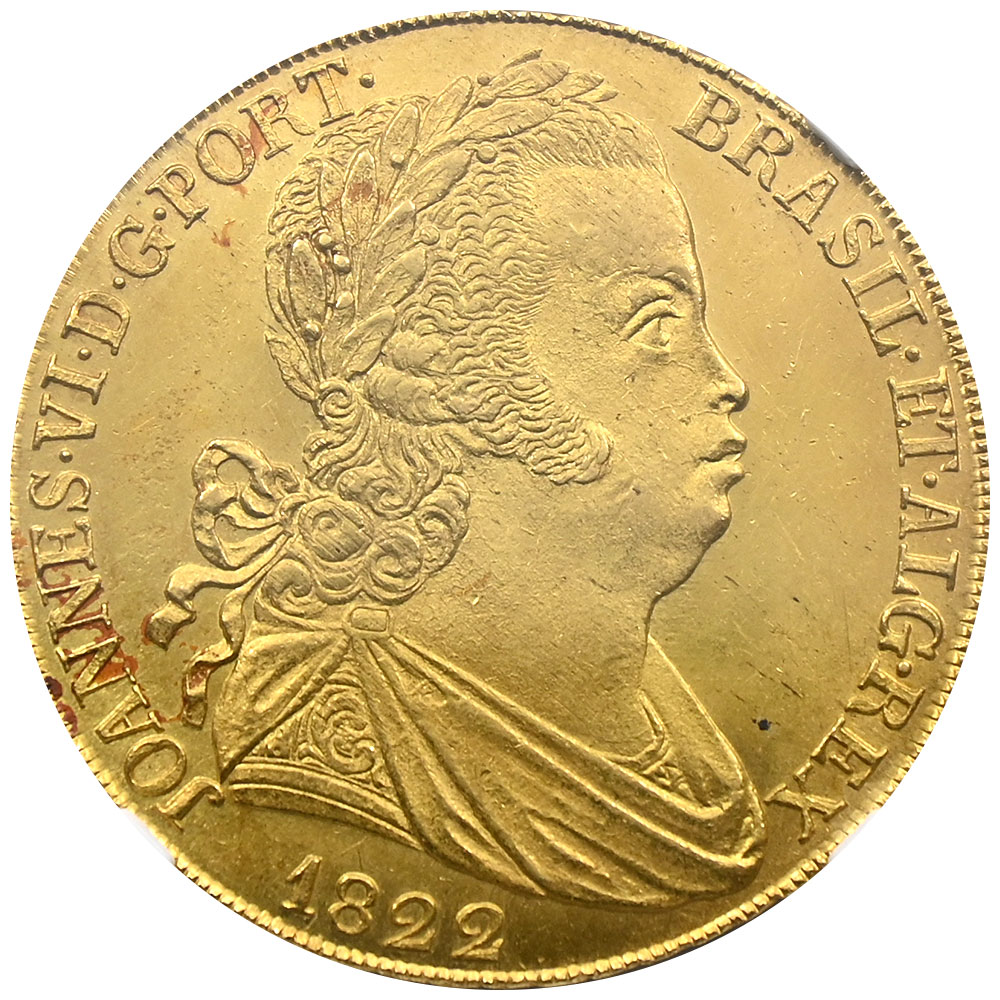 ポルトガル 1822 ジョアン6世 ペカ 金貨 NGC MS64 6823621003