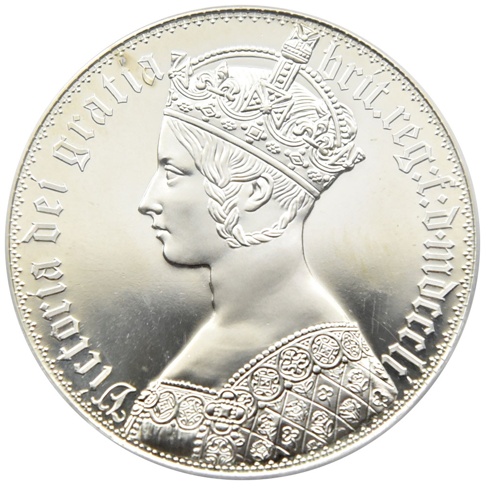 スコットランド ”1851”(2008) ヴィクトリア クラウン 銀貨 PCGS PR 67 DCAM 2008レトロイシューゴチック 37907771