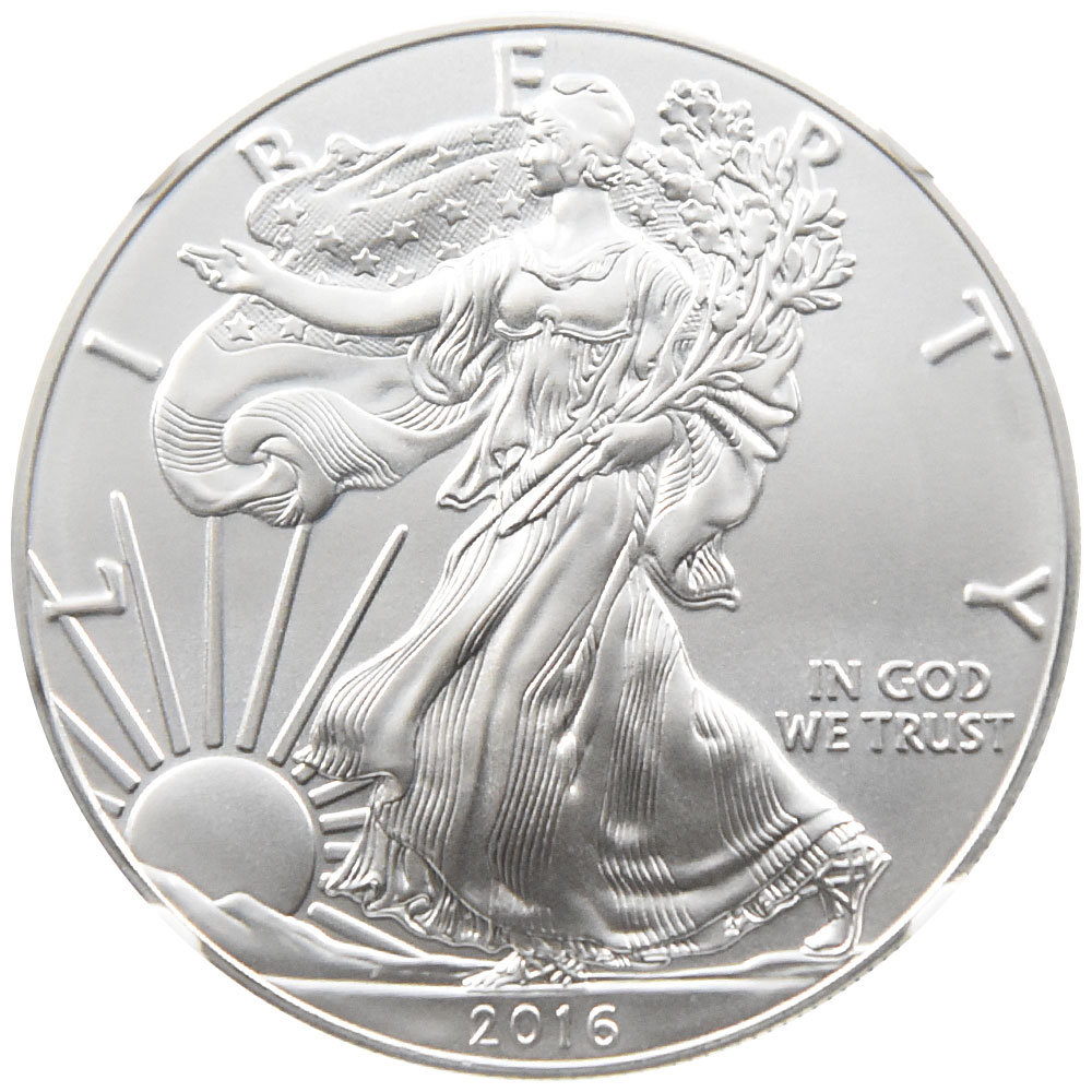 アメリカ 2016 1ドル 銀貨 NGC MS70 シルバーイーグル 自由の女神 リバティ 30周年記念 4307057235