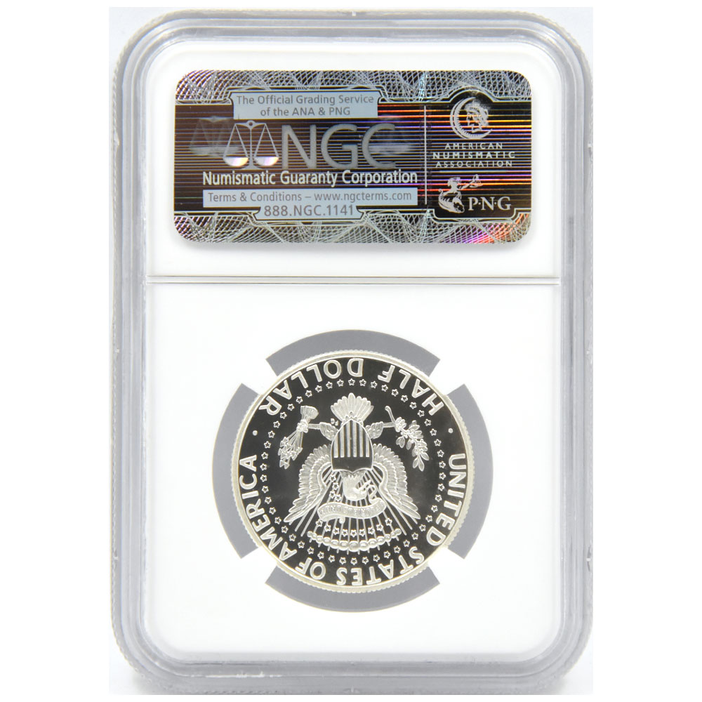 アメリカ 2014 50セント 銀貨 NGC SP 70 ENHANCED FINISH ケネディ ...