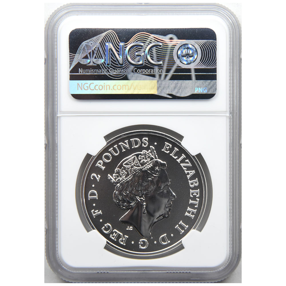 イギリス 2021 エリザベス２世 2ポンド 銀貨 NGC MS 69 ミュージックレジェンド エルトンジョン 6080604033