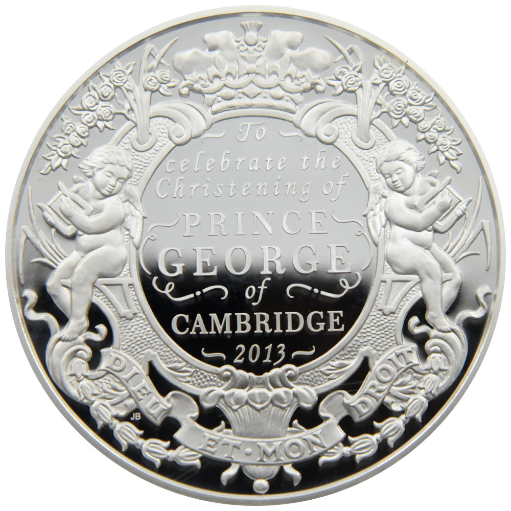 イギリス 2013 エリザベス２世 10ポンド5オンス 銀貨 NGC PF 70 ULTRA CAMEO One of first 500 struck ジョージ王子洗礼記念 3796951119