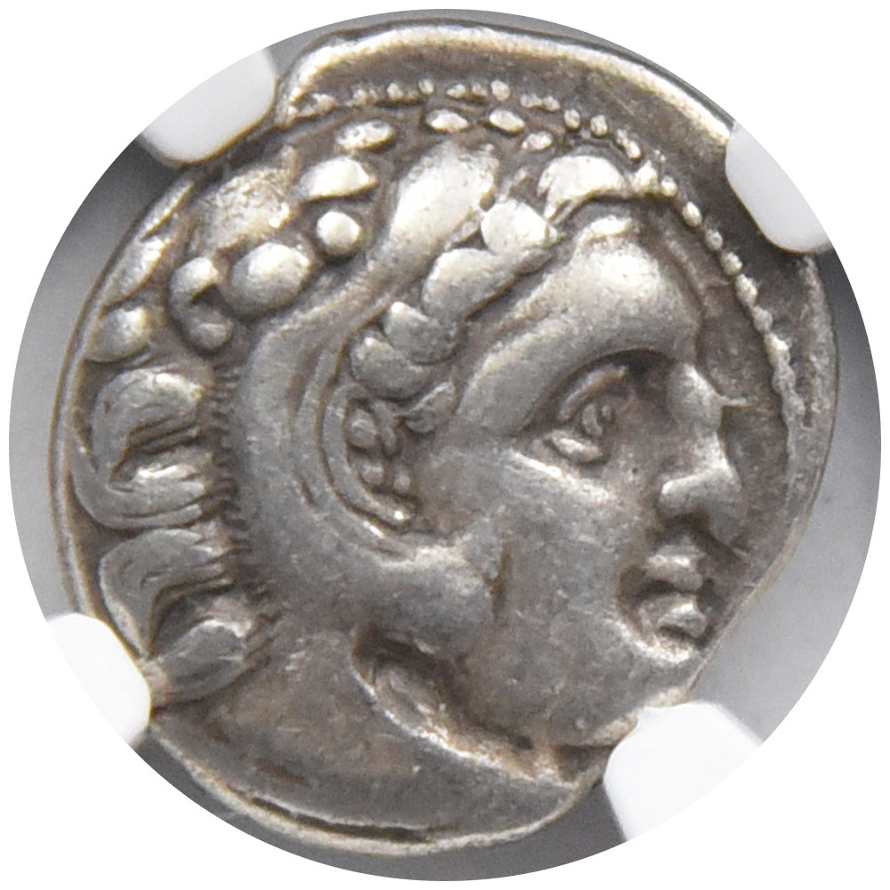 マケドニア王国（ギリシャ） 336-323 BC アレキサンダー3世 ドラクマ 銀貨 NGC 2119729041
