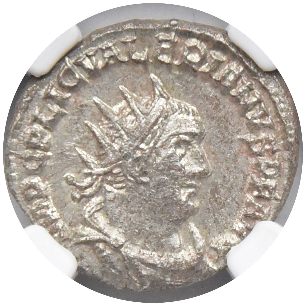 ローマ帝国 AD 253-260 ヴァレリアン1世 ダブルデナリウス 銀貨 NGC MS 6555192079