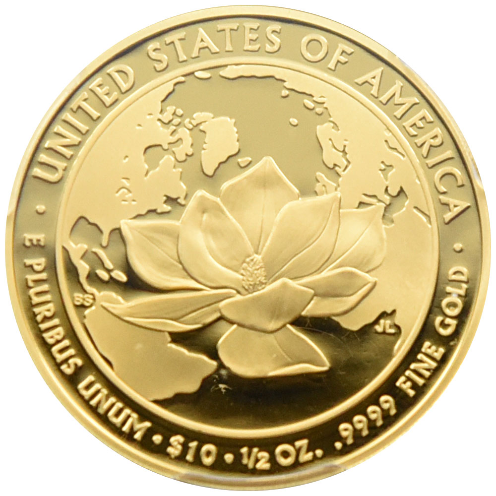 アメリカ 2015 10ドル 金貨 PCGS PR70DCAM ジャクリーン・ケネディ 32637685