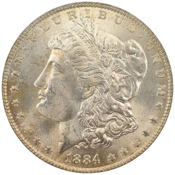アメリカ 1884-O 1ドル 銀貨 PCGS MS64+ モルガンダラー 26205528