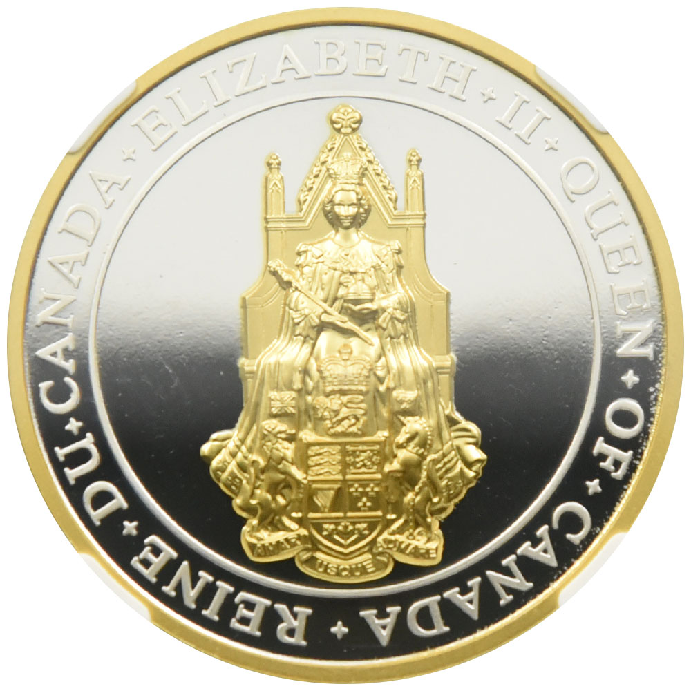 カナダ 2017 エリザベス2世 25ドル 銀貨 NGC PF67UC カナダの国璽 3956317043