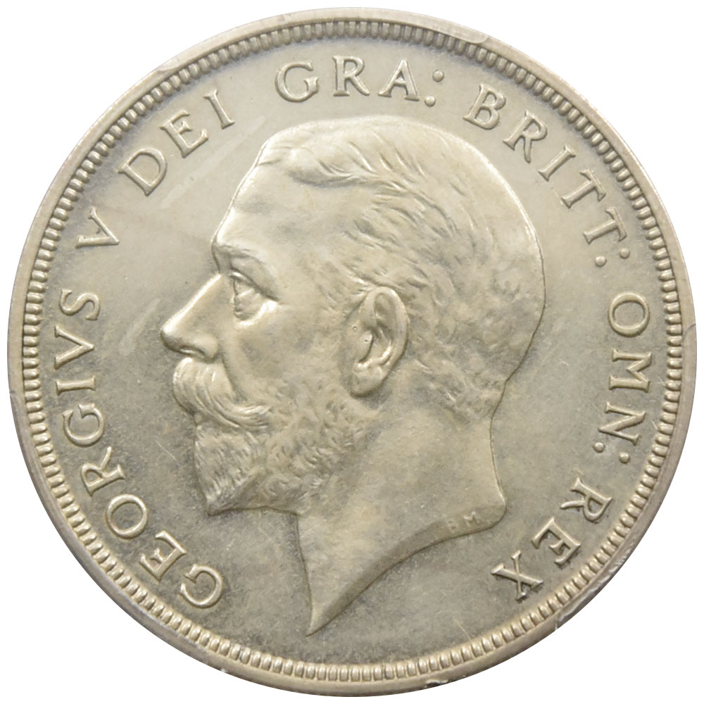 イギリス 1927 ジョージ5世 クラウン 銀貨 PCGS PR62 王冠 80058524