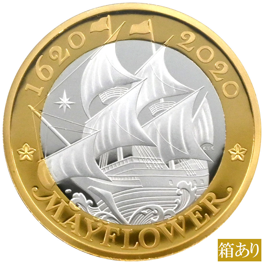 イギリス 2020 エリザベス2世 2ポンド ピエフォー 銀貨 NGC