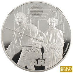 イギリス 2023 チャールズ3世 2ポンド1オンス 銀貨 NGC PF70UC スター・ウォーズコレクション第3弾 ルーク・スカイウォーカー＆レイア姫 6878117004