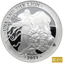 セントヘレナ 2021 エリザベス2世 1ポンド 銀貨 PCGS PR69DCAM ウナ＆ライオン 44286889