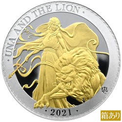 セントヘレナ 2021 エリザベス2世 1ポンド 銀貨 PCGS PR69DCAM ウナ＆ライオン 43883564