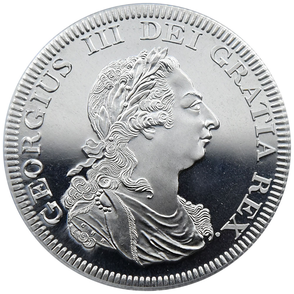 スコットランド 1808 ジョージ3世 クラウン 銀貨 PCGS PR69DCAM