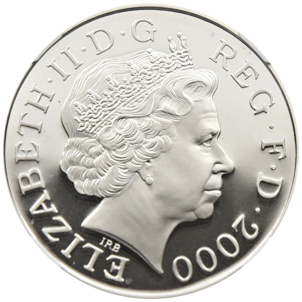 イギリス 2000 エリザベス2世 5ポンド 銀貨 NGC PF 68 ULTRA CAMEO 皇太后生誕100周年記念 クイーンズマザー  2125985001