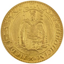 チェコスロバキア 1933 1ダカット 金貨 NGC MS65 守護聖人 ヴァーツラフ1世 953730006