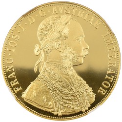 オーストリア 1915 フランツ・ヨーゼフ1世 4ダカット 金貨 NGC MS68 8207504006