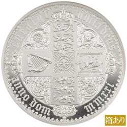 イギリス 2021 エリザベス2世 5ポンド2オンス 銀貨 NGC ゴチッククラウン リバースシールド 6319643007