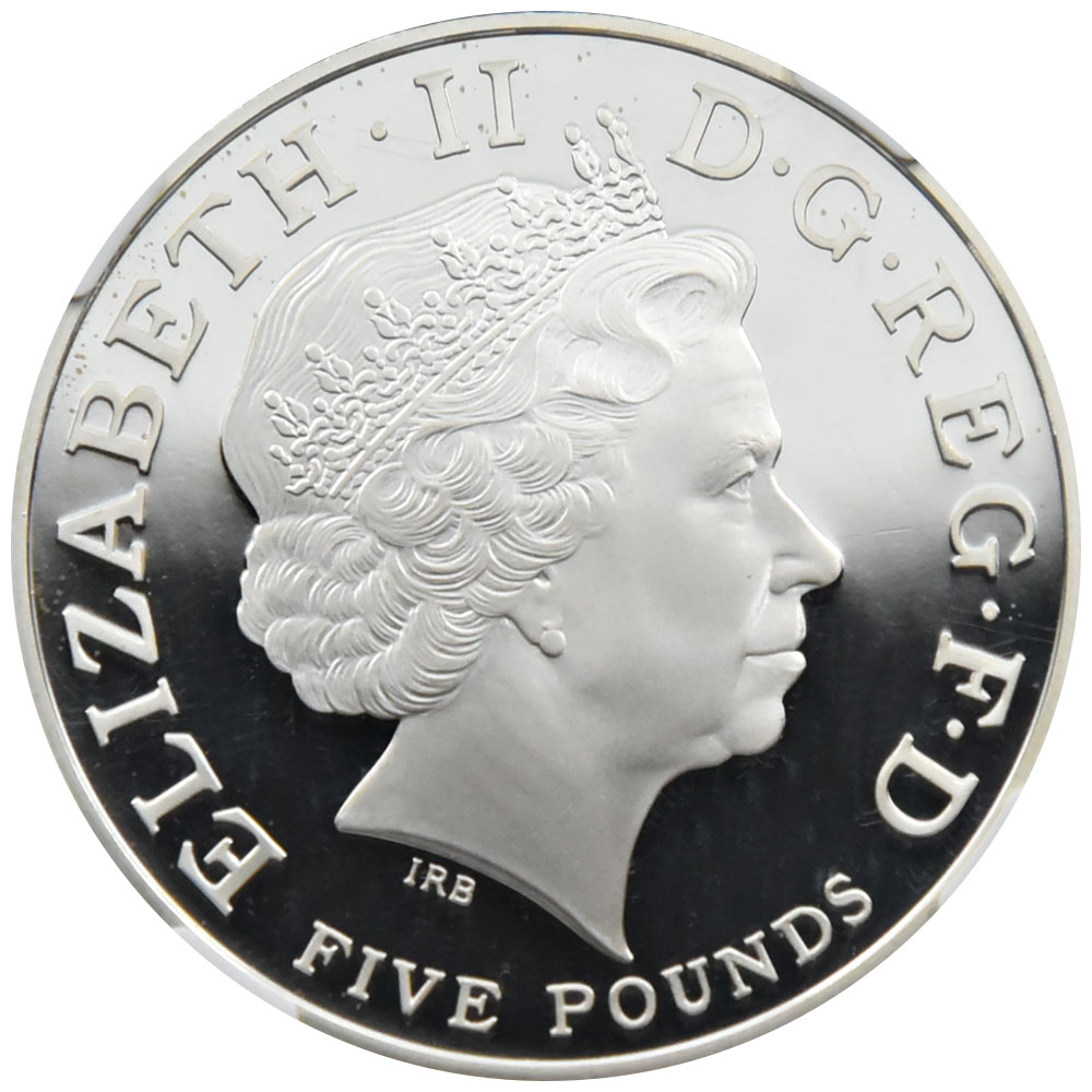 2005年 イギリス エリザベス2世 1/2 ソブリン金貨 NGC PF70UC 