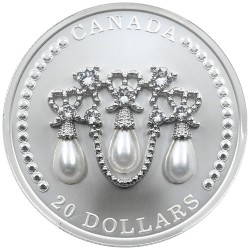 カナダ 2021 エリザベス2世 20ドル 銀貨 PCGS PR69 ラバーズ・ノット・ティアラ 47272794