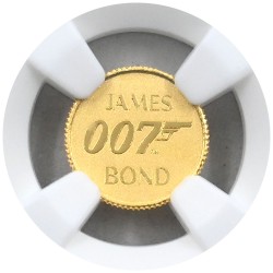 ツバル 2020 エリザベス2世 2ドル 金貨 NGC MS70 ジェームズ・ボンド 007 6090527017
