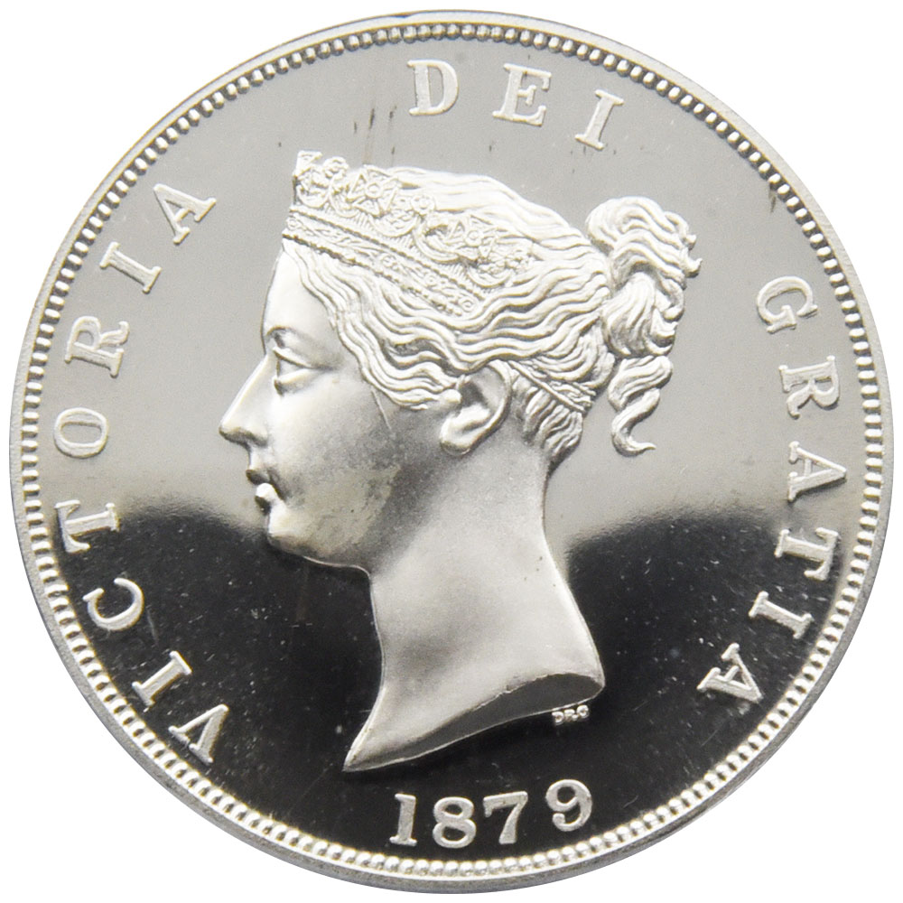 イギリス ”1879” ヴィクトリア女王 クラウン 銀貨 PCGS PR67DCAM 43239312