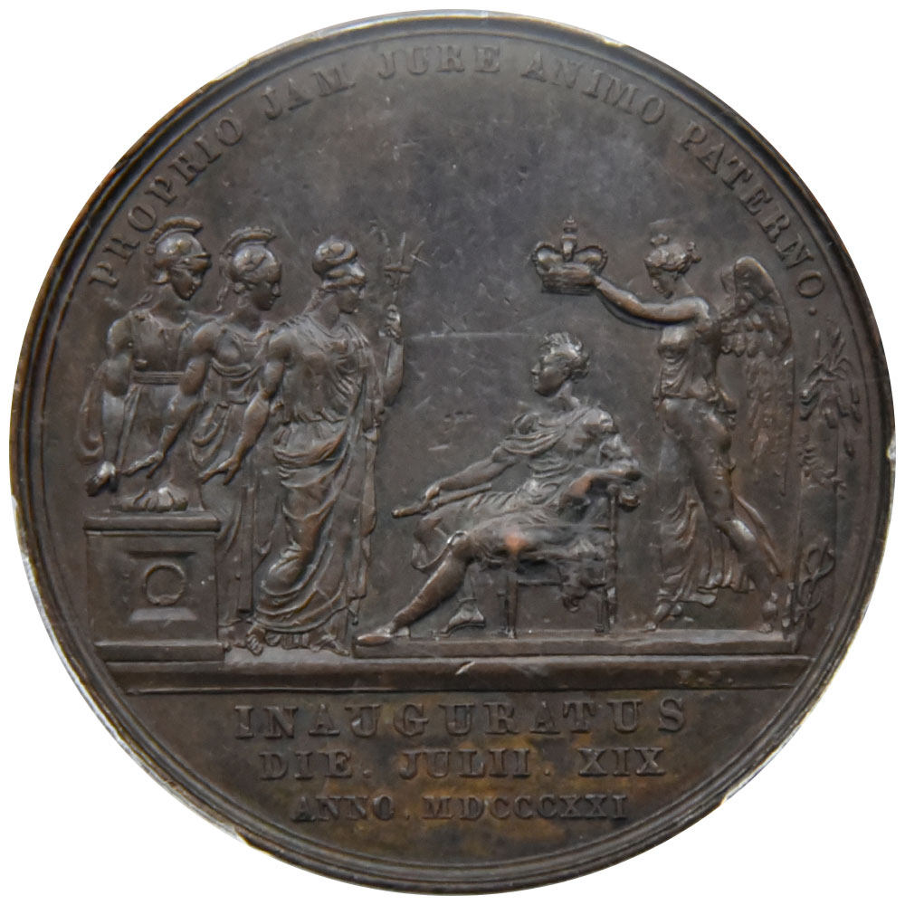 イギリス 1821 ジョージ4世 メダル 銅貨 PCGS SP55 80712859