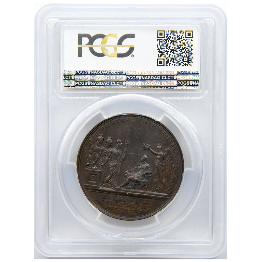 イギリス 1821 ジョージ4世 メダル 銅貨 PCGS SP55 80712859