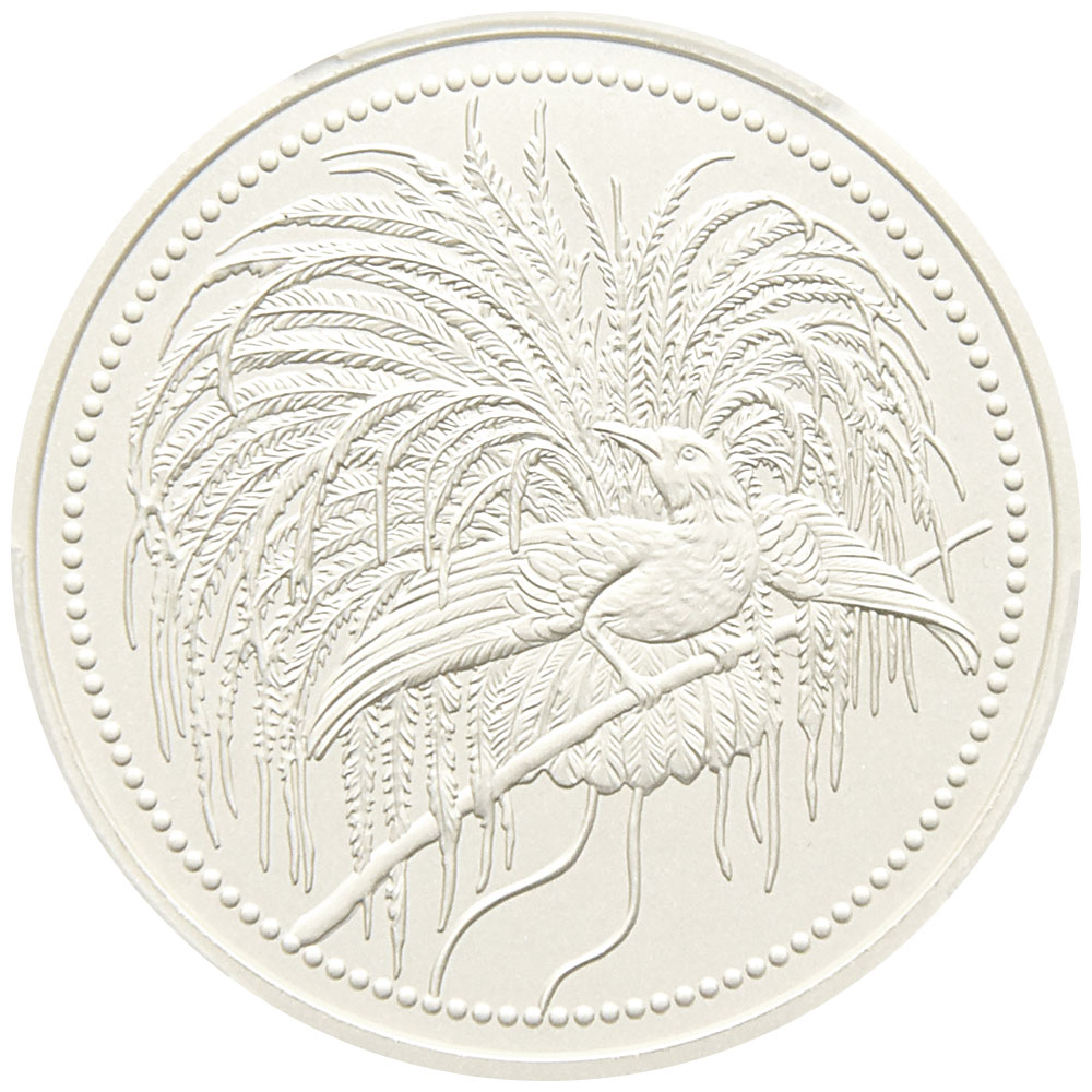 パプアニューギニア 2020 20キナ 銀貨 PCGS PR70 極楽鳥 43584753