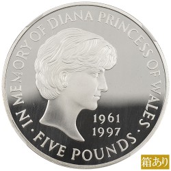 イギリス 1999 エリザベス2世 5ポンド 銀貨 NGC PF69UC ダイアナ妃追悼記念 8464317013