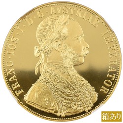 オーストリア 1915 フランツ・ヨーゼフ1世 4ダカット 金貨 NGC MS68 8207504006