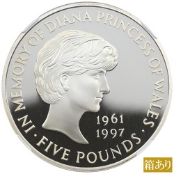 イギリス 1999 エリザベス2世 5ポンド 銀貨 NGC PF69UC ダイアナ 8464317012