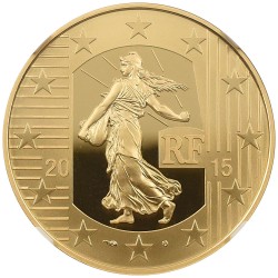 フランス 2015 100ユーロ 金貨 NGC PF70UC 種を蒔く人 4270321054