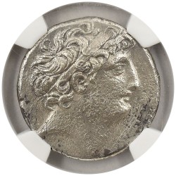 セレウコス朝 121-96 BC アンティオコス8世 テトラドラクマ 銀貨 NGC Ch VF 4373403001
