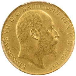 イギリス 1902 エドワード7世 1/2ソブリン 金貨 PCGS PR61 聖ジョージの竜退治 80723553