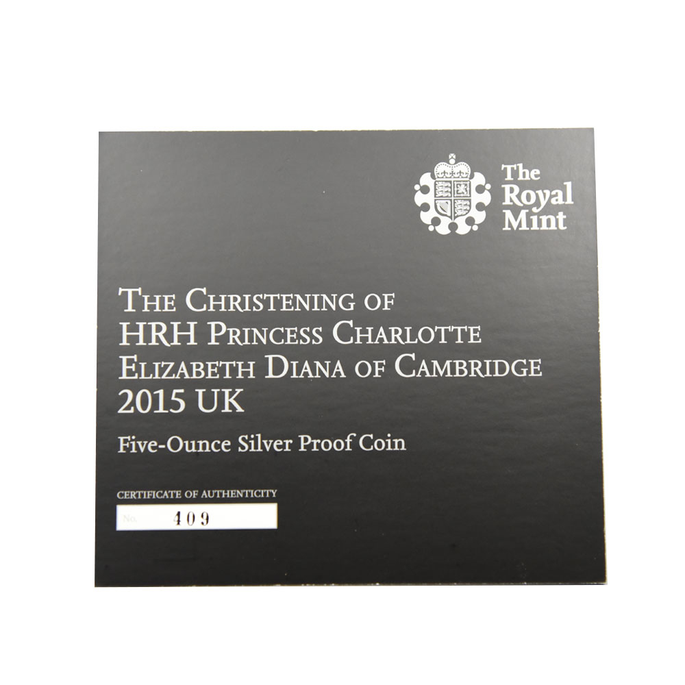 イギリス 2015 エリザベス2世 10ポンド 銀貨 NGC PF 69 ULTRA CAMEO シャーロット王女洗礼記念 2680715007