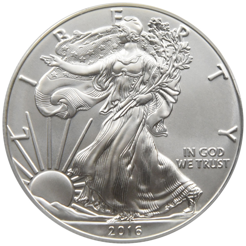 アメリカ 2016 1ドル 銀貨 PCGS MS70 シルバーイーグル 30周年記念 81190034