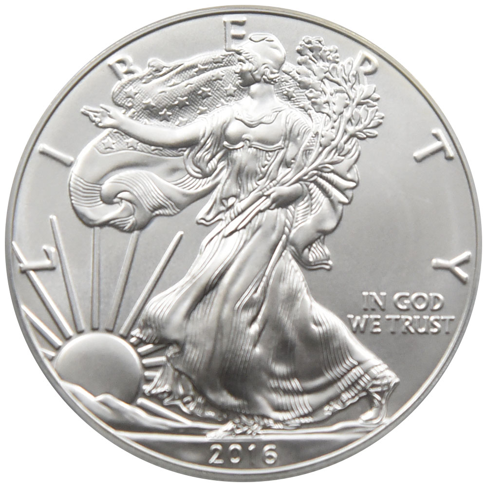 アメリカ 2016 1ドル 銀貨 PCGS MS70 シルバーイーグル 30周年記念 81190036