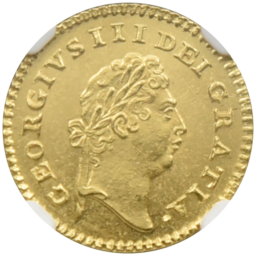 イギリス 1797 ジョージ3世 1/3ギニー 金貨 NGC MS62 3452704003