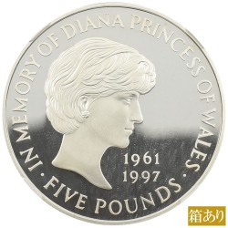 イギリス 1999 エリザベス2世 5ポンド 銀貨 NGC PF69UC ダイアナ妃追悼記念 8467099015
