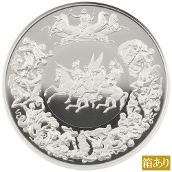 イギリス 2025 チャールズ3世 5ポンド 2オンス 銀貨 NGC PF70UC ワーテルローメダル 勝利 8339322028
