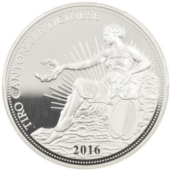 スイス 2016 50フラン 銀貨 PCGS PR70DCAM ティチーノ射撃祭 80959672